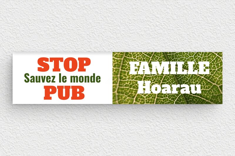 Stop PUB boîte aux lettres - Plexiglass - 100 x 25 mm - custom - none - bal-famille-stop-pub-quadri-002-4
