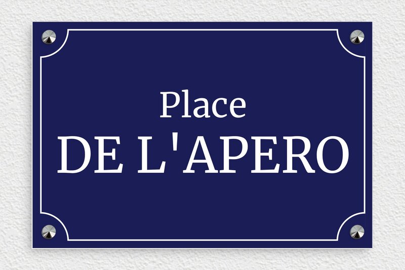 Place de l'apéro - PVC - 300 x 200 mm - bleu-marine-blanc - screws-caps - deco-rue-paris-013-1