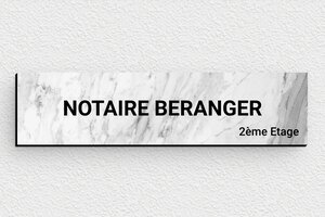 Comment fixer sa plaque boîte aux lettres autocollante ? - bal-guide-ad-043-1 - 100 x 25 mm - custom - glue - bal-guide-ad-043-1