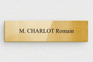 Plaque boîte aux lettres aimantées - Support magnétique - bal-guide-aimant-007-1 - 100 x 25 mm - poli - magnetic - bal-guide-aimant-007-1