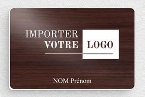 Carte visite bois - PVC - 85 x 55 mm - noyer-blanc - glue - carte-visite-bois-008-3