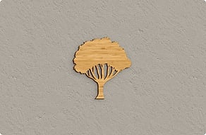 Gartenschilder aus Holz - Lebensbaum als freie Kontur - bambou - glue-cutout - cutout-at-lebensbaum-als-freie-kontur-massivholz