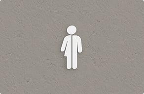 WC Schilder - Silhouette als Zeichen an der Toilettentür - custom - glue-cutout - cutout-at-unisex-silhouette-als-volle-kontur-weier-hartschaum-toilettentur WC Schilder - Silhouette als Zeichen an der Toilettentür - custom - glue-cutout - cutout-at-unisex-silhouette-als-volle-kontur-weier-hartschaum-toilettentur
