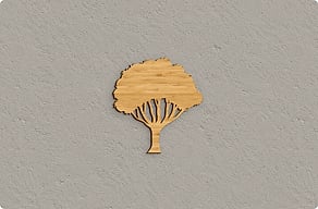 Gartenschilder aus Holz - Lebensbaum als freie Kontur - bambou - glue-cutout - cutout-de-lebensbaum-als-freie-kontur-massivholz