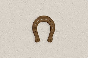 Placas para Caballos - Herradura para la entrada de la cuadra - noyer - glue-cutout - cutout-es-herradura-en-laton-pulido-entrada-de-la-cuadra