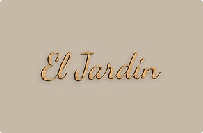 Placas para Jardín - Palabra de jardín en cursiva - bambou - glue-cutout - cutout-es-palabra-de-jardin-en-madera-maciza-muro-exterior