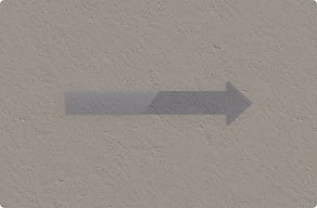 Signalétique intérieure - Flèche directionnelle découpée - bleu - glue-cutout - cutout-fr-fleche-de-couloir-en-plexi-bleu