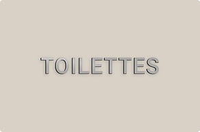 Panneau pour sanitaires - Mot toilettes en relief - brosse - glue-cutout - cutout-fr-toilettes-en-aluminium-brosse-entree-de-bloc Panneau pour sanitaires - Mot toilettes en relief - brosse - glue-cutout - cutout-fr-toilettes-en-aluminium-brosse-entree-de-bloc