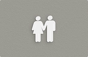 Toilet Signs for Doors - Couple silhouette above the door word - custom - glue-cutout - cutout-gb-couple-silhouette-in-printed-pvc-above-the-door-word Toilet Signs for Doors - Couple silhouette above the door word - custom - glue-cutout - cutout-gb-couple-silhouette-in-printed-pvc-above-the-door-word