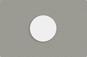 Custom Forex sign panels - Plain disc to sit beside the entrance - custom - glue-cutout - cutout-gb-cut-out-disc-in-white-pvc-beside-the-entrance