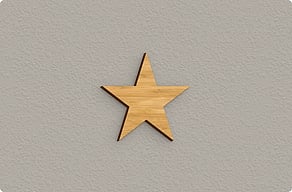Engraved Signs - Star to sit on a child's bedroom door - bambou - glue-cutout - cutout-gb-cut-out-star-in-bamboo-veneer-child-s-bedroom-door Engraved Signs - Star to sit on a child's bedroom door - bambou - glue-cutout - cutout-gb-cut-out-star-in-bamboo-veneer-child-s-bedroom-door