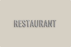 Restaurant Signs - Entrance word in raised letters - brosse - glue-cutout - cutout-gb-entrance-word-in-brushed-aluminium-wide-tracking Restaurant Signs - Entrance word in raised letters - brosse - glue-cutout - cutout-gb-entrance-word-in-brushed-aluminium-wide-tracking