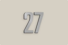Design Your Own Signs - House number for the porch - brosse - glue-cutout - cutout-gb-house-number-in-brushed-aluminium-porch