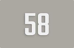 Custom Forex sign panels - House number for the front wall - custom - glue-cutout - cutout-gb-house-number-in-white-pvc-front-wall
