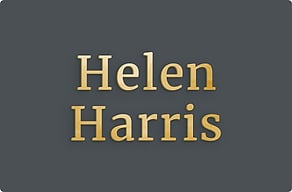 Company Signs - Practitioner name beside the door - poli-noir - glue-cutout - cutout-gb-practitioner-name-in-polished-brass-beside-the-door