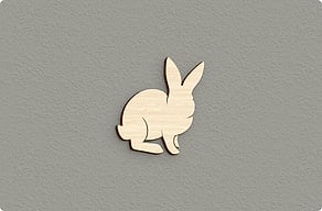 Garden Signs - Rabbit silhouette for the garden wall - erable - glue-cutout - cutout-gb-rabbit-silhouette-in-brushed-aluminium-garden-wall Garden Signs - Rabbit silhouette for the garden wall - erable - glue-cutout - cutout-gb-rabbit-silhouette-in-brushed-aluminium-garden-wall