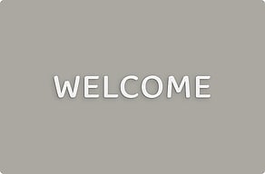 Design Your Own Signs - Welcome word for the front door - custom - glue-cutout - cutout-gb-welcome-word-in-printed-pvc-front-door