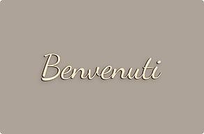 Targhette per porta d'ingresso - Parola di benvenuto a rilievo - erable - glue-cutout - cutout-it-benvenuti-in-alluminio-spazzolato-porta-d-ingresso