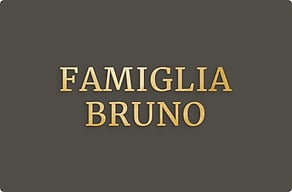 Targhe in diversi materiali - Cognome di famiglia a rilievo - poli-noir - glue-cutout - cutout-it-cognome-di-famiglia-in-ottone-porta-di-casa