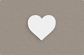Cartelloni di benvenuto  - Cuore sagomato per l'ingresso - custom - glue-cutout - cutout-it-cuore-sagomato-in-pvc-espanso-porta-d-ingresso