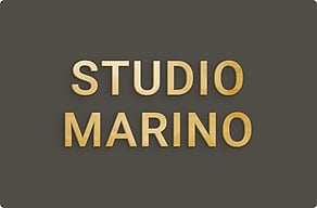 Targhe in ottone - Nome dello studio per la porta - poli-noir - glue-cutout - cutout-it-nome-dello-studio-in-ottone-porta-professionale