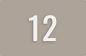 Targhette per cancello - Numero civico a rilievo - custom - glue-cutout - cutout-it-numero-civico-in-pvc-espanso-cancello