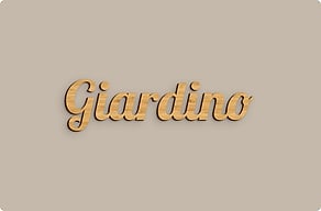 Targhe in legno - Parola in corsivo per la staccionata - bambou - glue-cutout - cutout-it-parola-da-giardino-in-legno-okume-staccionata