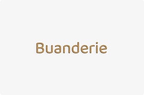 Plaque de porte buanderie personnalisée - Lettres arrondies en chêne mot découpé - chene - glue-cutout - cutout-mot-arrondi-bas-de-casse-chene