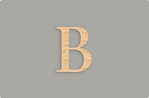 Bedrijfsborden - Uitgesneden initiaal voor de hal - hevea - glue-cutout - cutout-nl-bedrijfsinitiaal-in-hevea-ontvangsthal