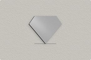 bedrijfsborden met Logo - Uitgesneden beeldmerk voor de entree - brosse - glue-cutout - cutout-nl-beeldmerk-in-geborsteld-aluminium-entree
