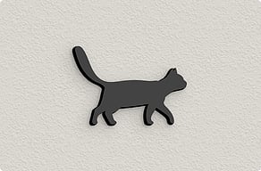 Naambordjes huis - Uitgesneden kattensilhouet voor de gevel - custom - glue-cutout - cutout-nl-kattensilhouet-in-bedrukt-plexiglas-gevel Naambordjes huis - Uitgesneden kattensilhouet voor de gevel - custom - glue-cutout - cutout-nl-kattensilhouet-in-bedrukt-plexiglas-gevel