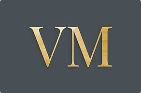 bedrijfsborden met Logo - Monogram voor de ontvangsthal - poli-noir - glue-cutout - cutout-nl-monogram-in-gepolijst-messing-ontvangsthal