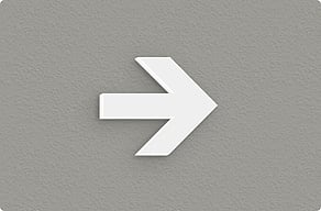 Bedrijf Naamborden Kantoordeur - Richtingspijl uitgesneden - custom - glue-cutout - cutout-nl-richtingspijl-in-wit-forex-kantoorgang