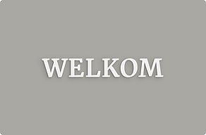 Welkomstborden - Welkomstwoord voor de voordeur - custom - glue-cutout - cutout-nl-welkomstwoord-in-wit-forex-voordeur