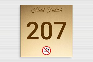 Hotelschilder - de-bereich-turismus-hotel-nummer-012-3 - 200 x 200 mm - custom - glue - de-bereich-turismus-hotel-nummer-012-3