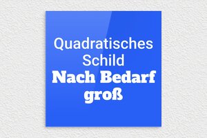 Blaues Schild - de-blaue-farbe-schild-003-1 - 300 x 300 mm - custom - none - de-blaue-farbe-schild-003-1