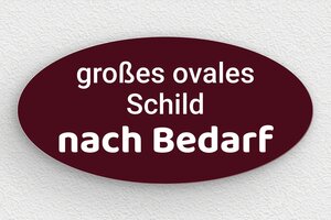 Bordeauxfarbenes Schild - de-bordeaux-farbe-schild-001-5 - 300 x 150 mm - bordeau-blanc - none - de-bordeaux-farbe-schild-001-5