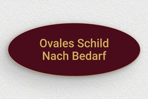 Bordeauxfarbenes Schild - de-bordeaux-farbe-schild-002-1 - 150 x 60 mm - bordeau-or - none - de-bordeaux-farbe-schild-002-1