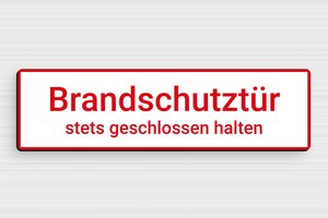 Brandschutzschilder - de-brand-schutz-schild-001-1 - 180 x 50 mm - custom - glue - de-brand-schutz-schild-001-1