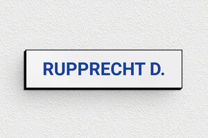 Türschilder - de-briefkasten-schild-003-5 - 60 x 15 mm - gris-noir - none - de-briefkasten-schild-003-5