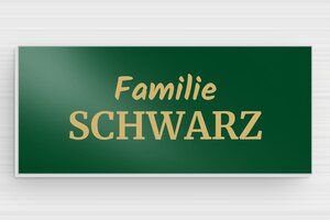 Briefkastenschild selbstklebend - de-briefkasten-schild-selbst-klebend-003-5 - 80 x 35 mm - vert-or - glue - de-briefkasten-schild-selbst-klebend-003-5