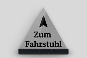 Schild nach Form - de-dreieckig-schild-002-5 - 210 x 181 mm - custom - stand - de-dreieckig-schild-002-5