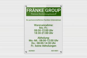 Plexiglasschilder - de-firmen-schild-002-5 - 350 x 450 mm - custom - screws-spacer-large - de-firmen-schild-002-5