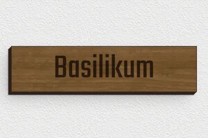 Gartenschilder - de-garten-schild-001-4 - 100 x 25 mm - noyer - none - de-garten-schild-001-4