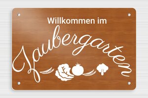 Gartenschilder aus holz - de-garten-schild-holz-002-1 - 300 x 200 mm - poirier-blanc - screws - de-garten-schild-holz-002-1