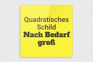 Gelbes Schild - de-gelbe-farbe-schild-003-1 - 300 x 300 mm - custom - none - de-gelbe-farbe-schild-003-1