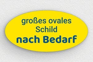 Gelbes Schild - de-gelbe-farbe-schild-003-4 - 300 x 150 mm - jaune-bleu - none - de-gelbe-farbe-schild-003-4