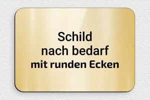 Goldenes Schild - de-gold-farbe-schild-003-2 - 200 x 140 mm - or-brillant-noir - none - de-gold-farbe-schild-003-2