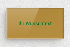 Goldenes Schild - de-gold-farbe-schild-004-3 - 65 x 35 mm - or-fonce-vert - none - de-gold-farbe-schild-004-3