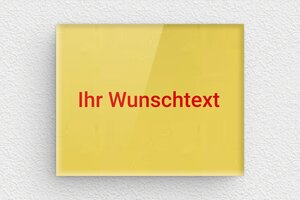 Goldenes Schild - de-gold-farbe-schild-004-4 - 50 x 40 mm - or-clair-rouge - none - de-gold-farbe-schild-004-4